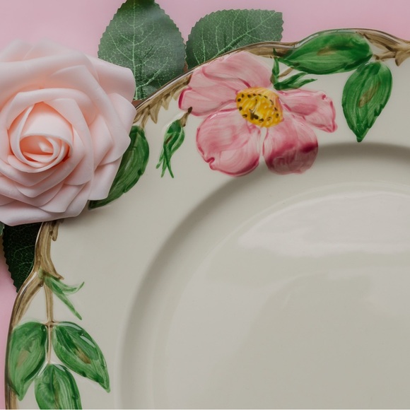 4 (four) Franciscan Desert Rose Salad Plates - Picture 2 of 2